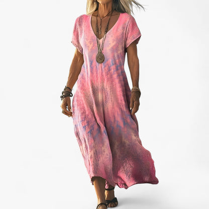 Marie - Vintage-Gradient-Kleid