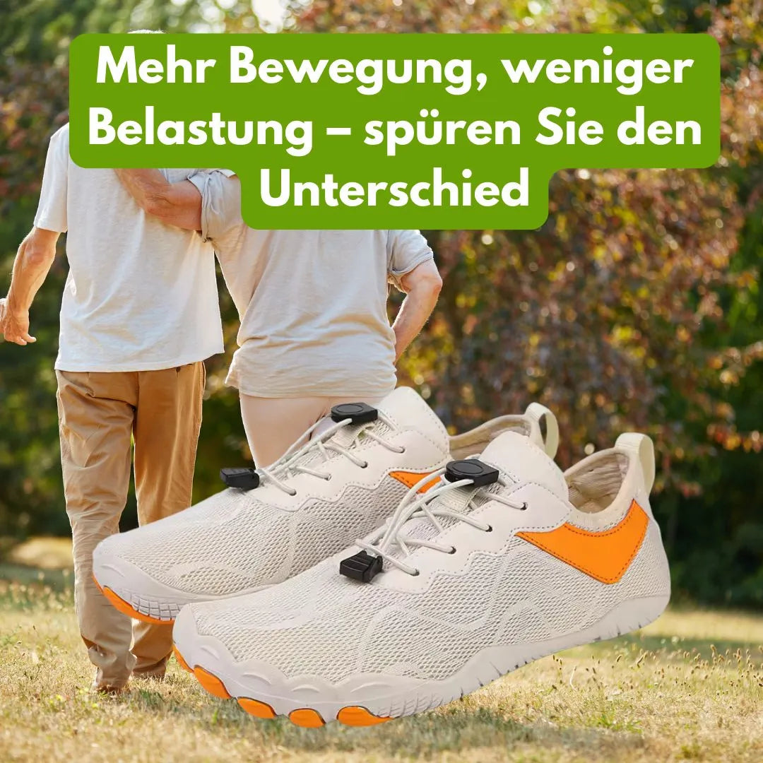 FreeStep  – Gesunde & rutschfeste Barfußschuhe für sicheres, gelenkschonendes Gehen für Senioren