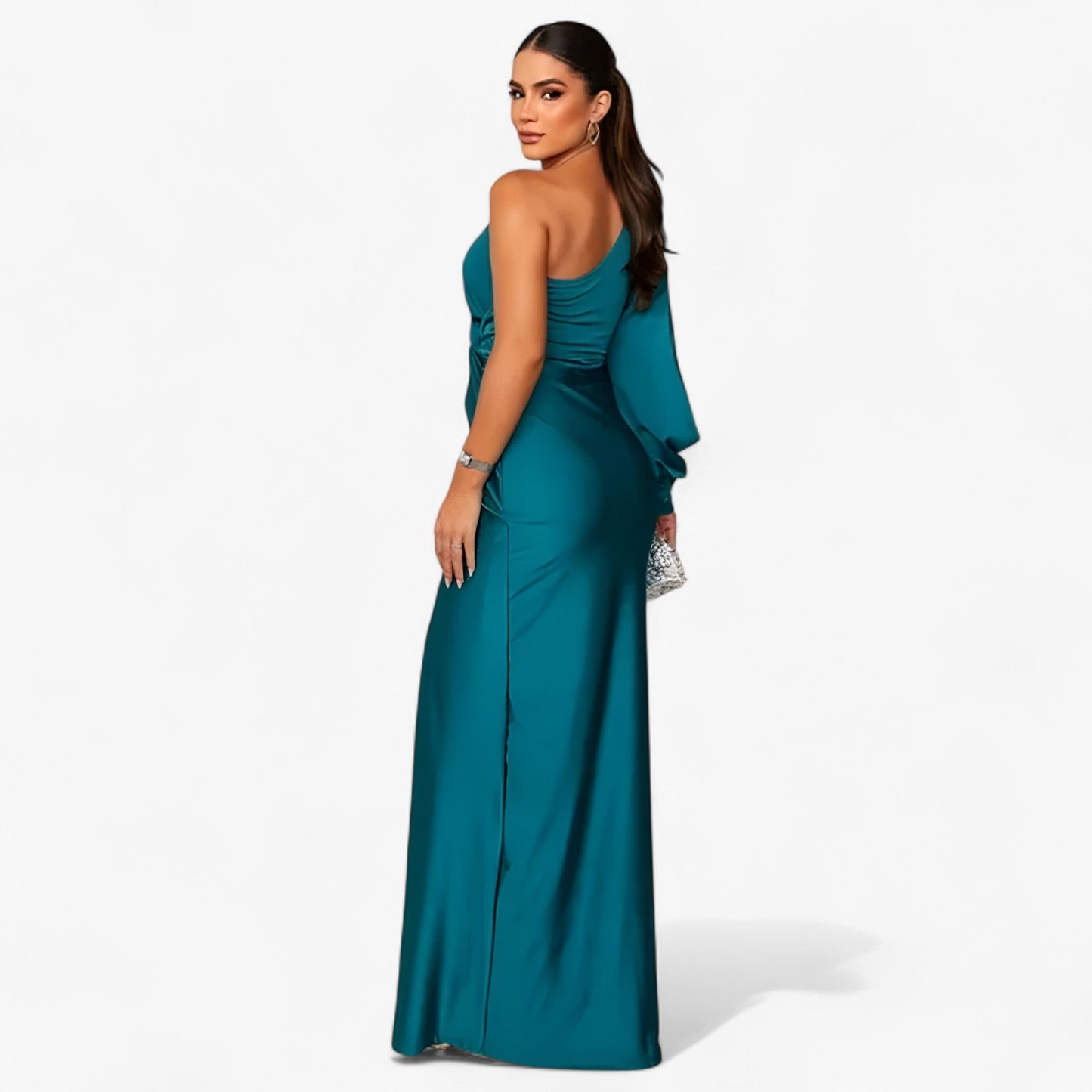 Camilla | Damen Satin-Kleid