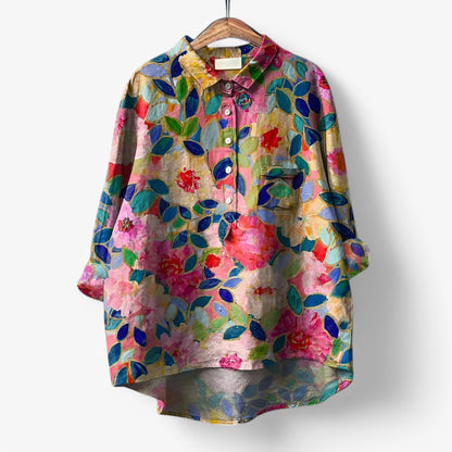 Jane | Hemd mit grafischem Druck - stilvoll und auffällig