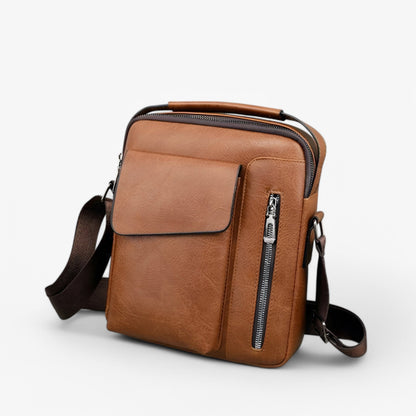 Prestige™ – Luxus Leder Schultertasche für Stil und Funktionalität