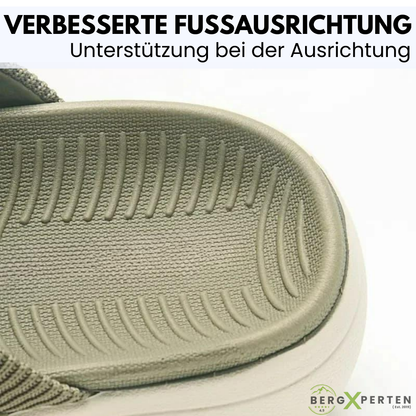 Orthocomfort - patentierte, orthopädische Sandalen für Schmerzlinderung
