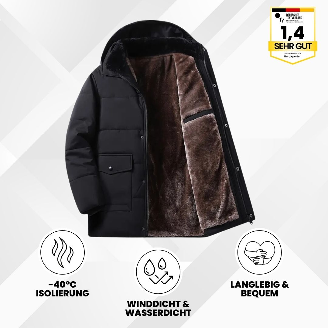 ThermoMax - Herren-Kapuzenjacke für den Winter