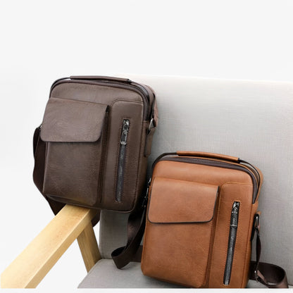 Prestige™ – Luxus Leder Schultertasche für Stil und Funktionalität