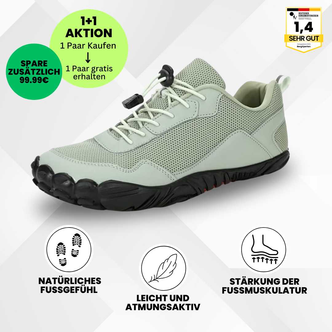 EarthWalk - orthopädischer & wasserdichter Barfußschuh für Herbst und Winter - Sonderaktion 1+1 Gratis