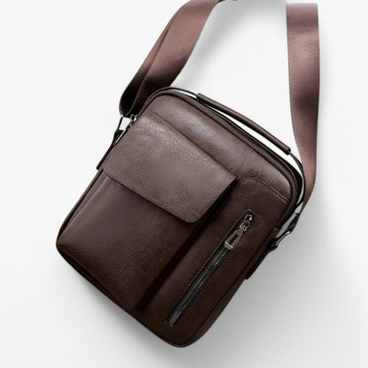 Prestige™ – Luxus Leder Schultertasche für Stil und Funktionalität