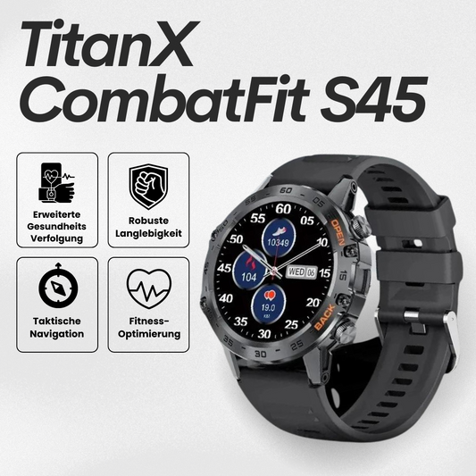 TitanX CombatFit S45 - Smarte Uhr (2024)