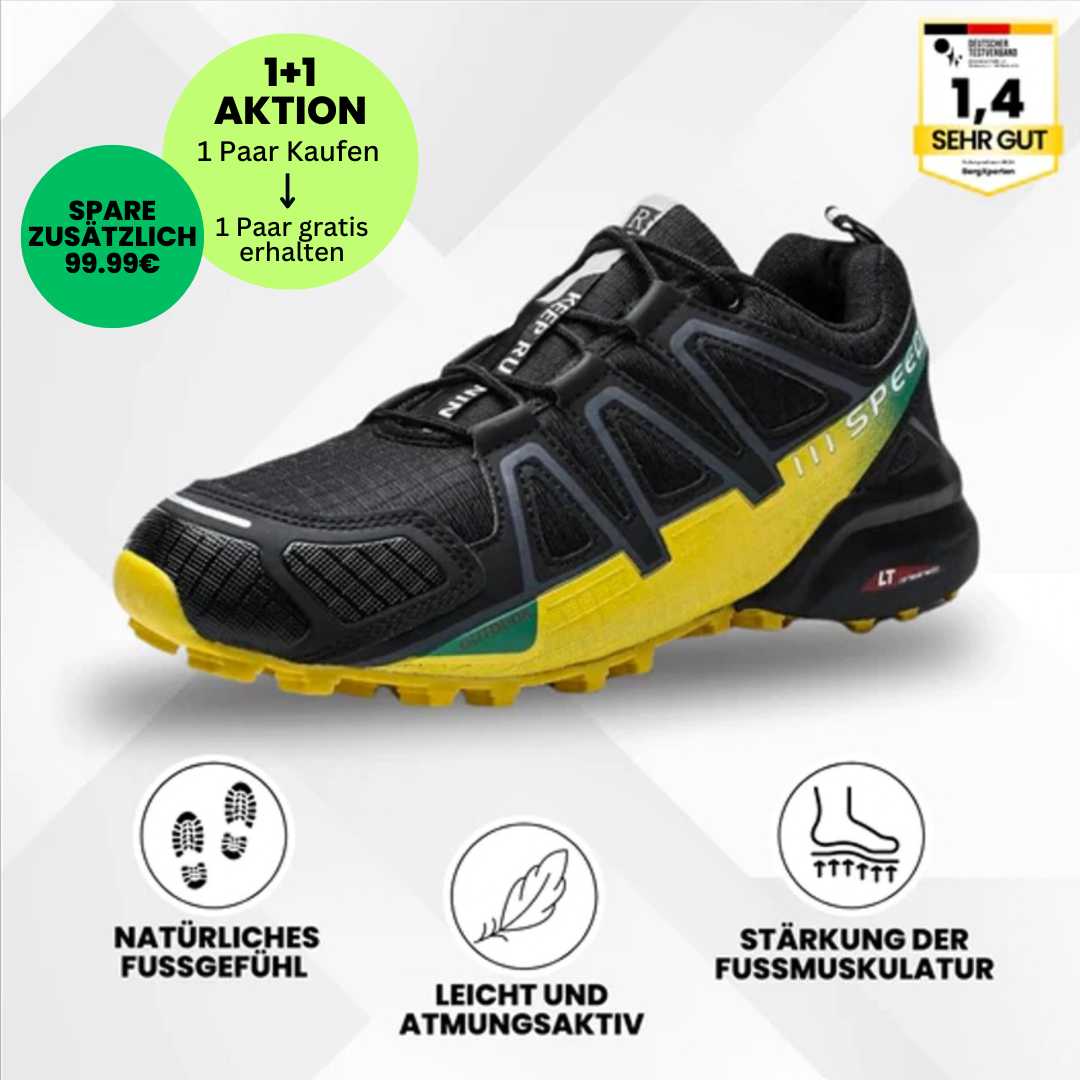 OrthoTrekking IV - ergonomische schmerzlindernde Trekking u.- Wanderschuhe (2025) - Sonderaktion 1+1 Gratis