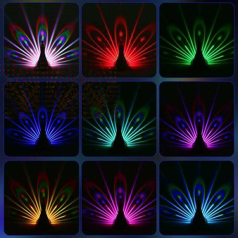 GlowFeather™ - Peacock LED-Projektor