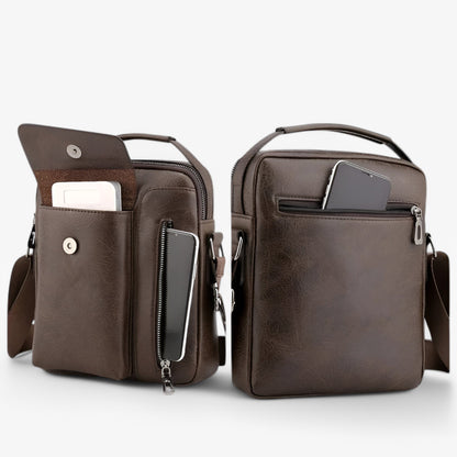 Prestige™ – Luxus Leder Schultertasche für Stil und Funktionalität