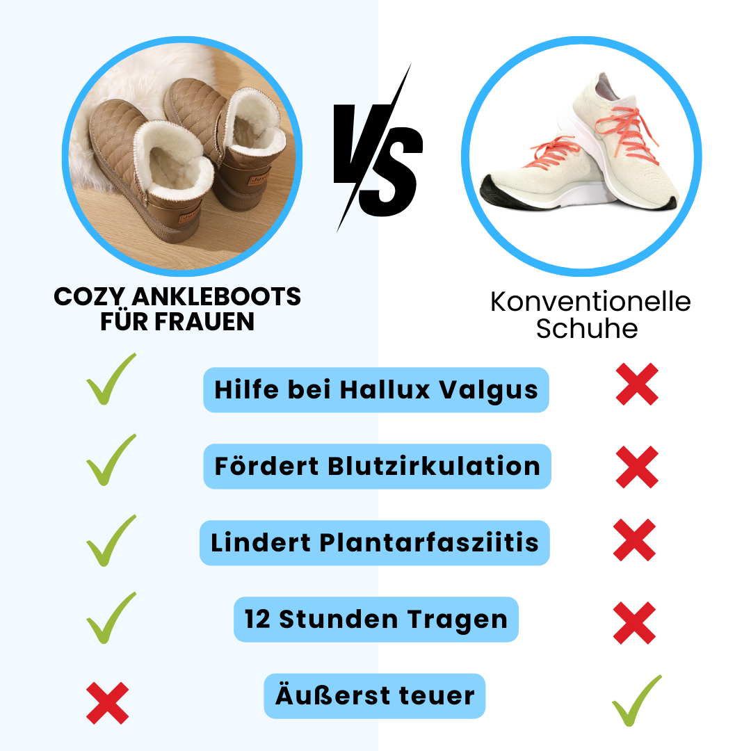HikeHub -  CozyAnkle Boots