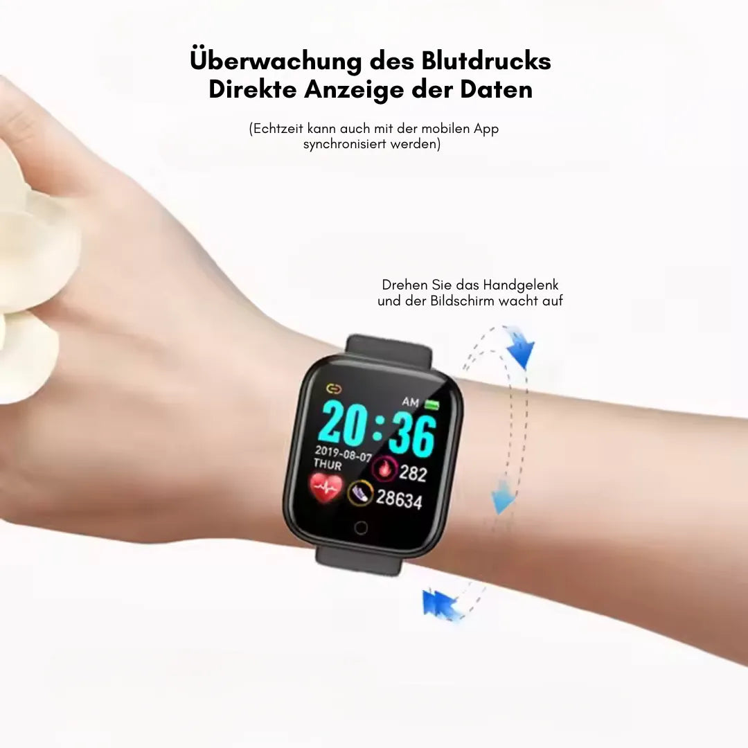 FitLife - Gesundheits u.-Fitness -Smartwatch (2025) - Sonderaktion 1+1 Gratis