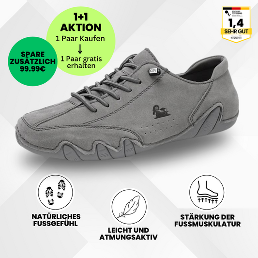 OrthoActive - ergonomischer & schmerzlindernder Barfußschuh für maximalen Komfort - Sonderaktion 1+1 Gratis