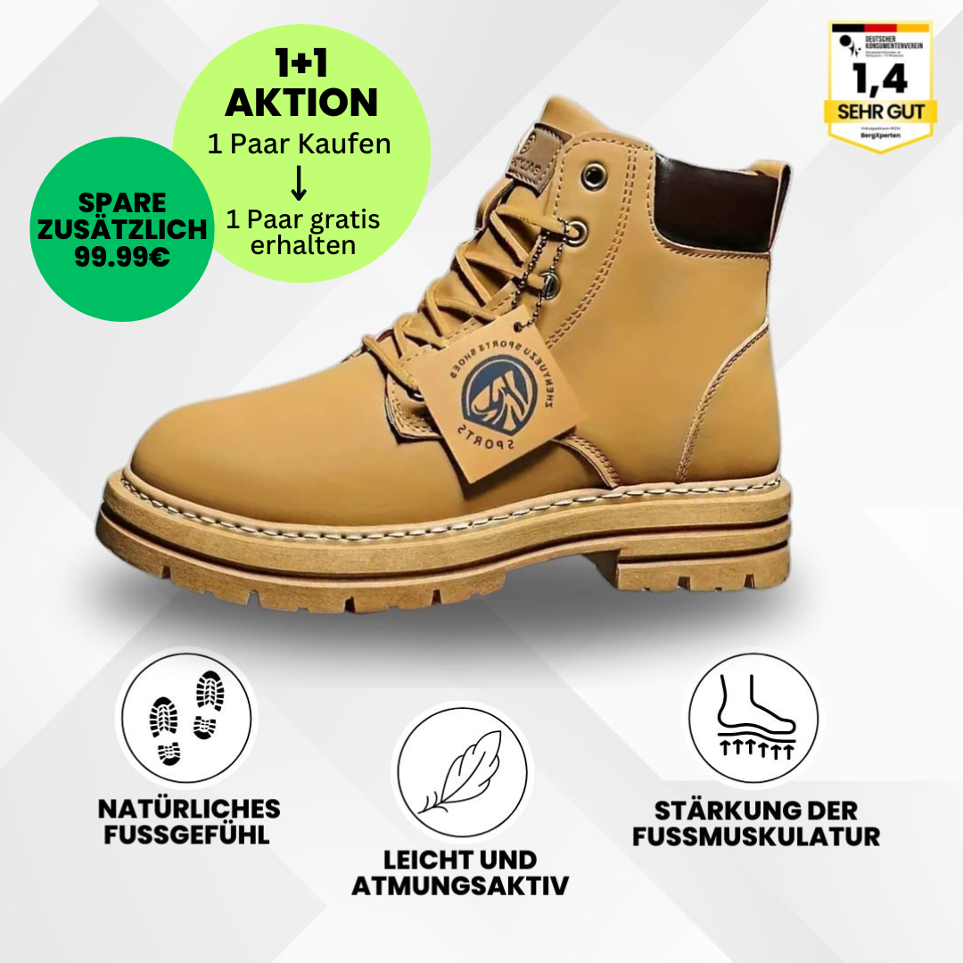 Orthoboot - ergonomisch schmerzlindernder Komfort-Stiefel für Herbst/Winter - Sonderaktion 1+1 Gratis