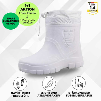 RainTex - ergonomische & wasserdichte Thermo-Regenstiefel für den Winter - Sonderaktion 1+1 Gratis
