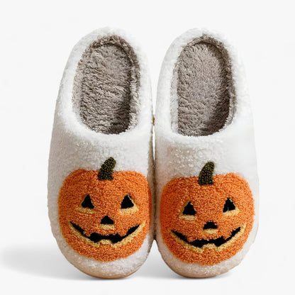 CozyPumpkin | Weiche, warme und lustige Hausschuhe für den Herbstkomfort