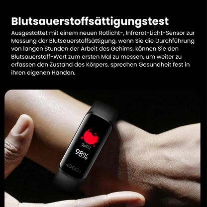 Healthtec Gesundheits-Smartwatch zur Überwachung vom Blutzucker - Sonderaktion 1+1 Gratis