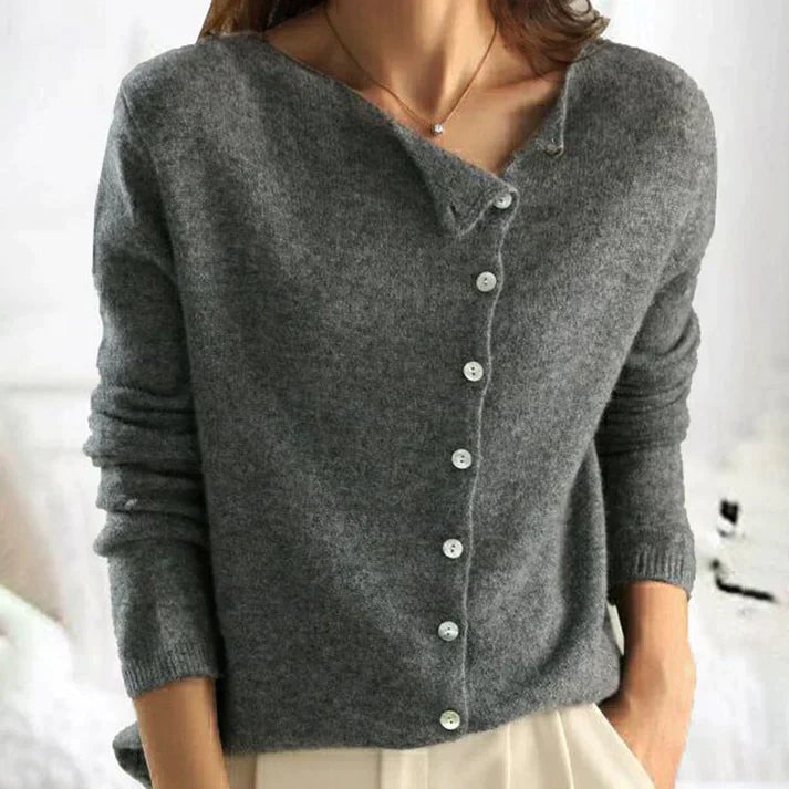 Damen Cardigan mit Knopfleiste – Lorina