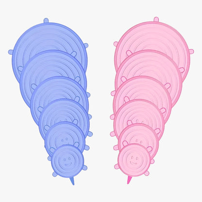 SealFresh™ | Silikon, wiederverwendbare Lebensmittelabdeckungen