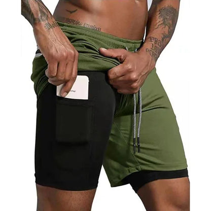 Herren Laufshorts mit doppeltem Layer – Mailand