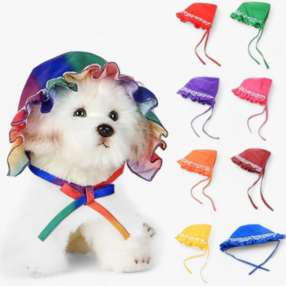 SPRINGPAWS | Sonnenhut für Haustiere - Stilvoller Sonnenschutz für Hunde und Katzen