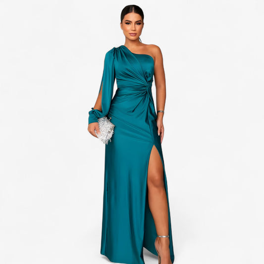 Camilla | Damen Satin-Kleid
