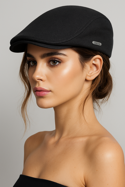 Milano | Klassische Flat Cap aus Baumwollmischung in Beige