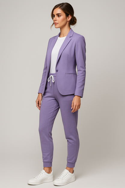 Amelie | Damen Blazer-Set mit Jogginghose