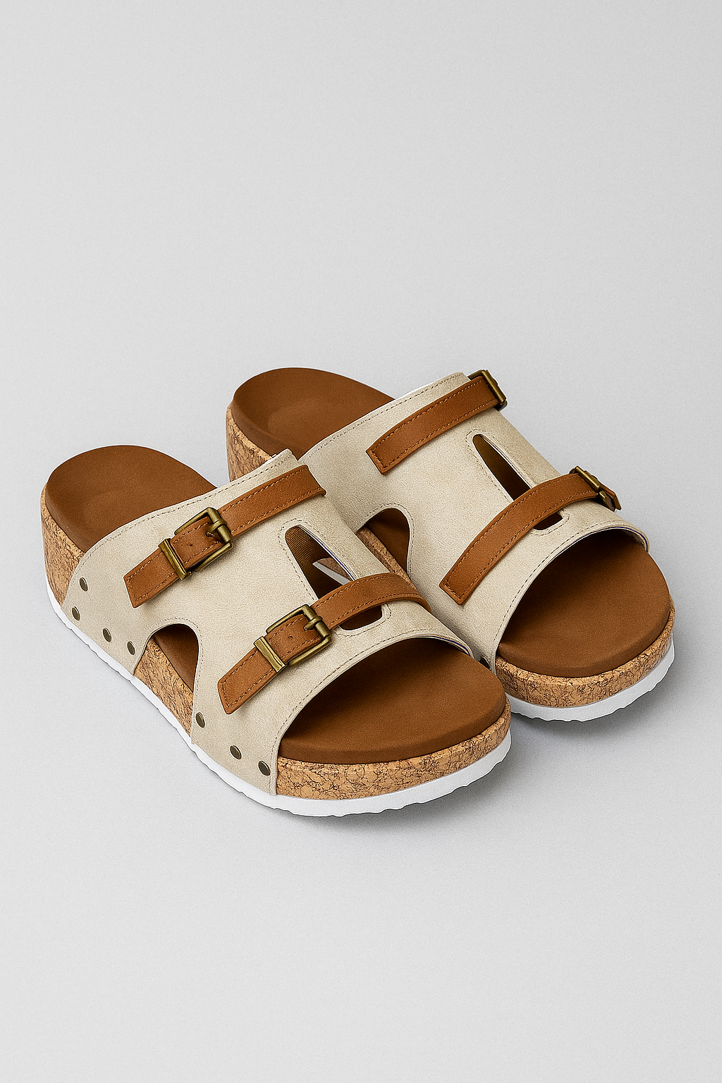 Juliet | Keilsandaletten mit Schnallenriemen für Damen