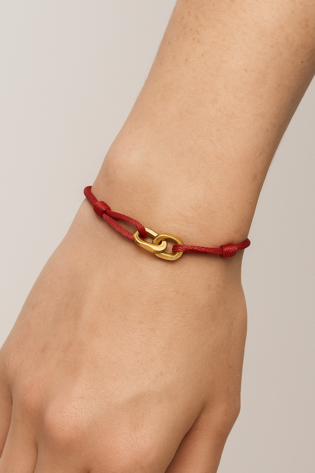 Lowen | Kordelarmband mit Bicolor-Glied
