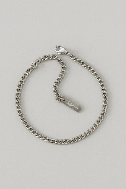 Elias | Cuban classic feines Gliederarmband in Gold oder Silber