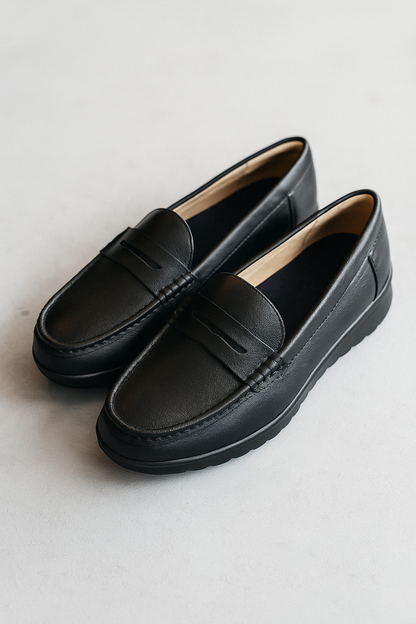 Maya | Klassische Damen-Loafer aus Leder