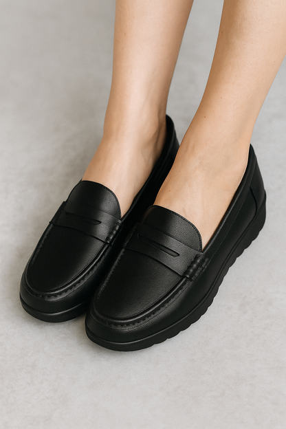 Maya | Klassische Damen-Loafer aus Leder