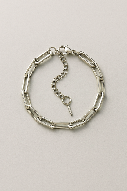 Adair |  Minimalistisches Gliederarmband aus Edelstahl