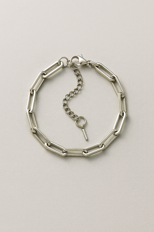 Adair |  Minimalistisches Gliederarmband aus Edelstahl
