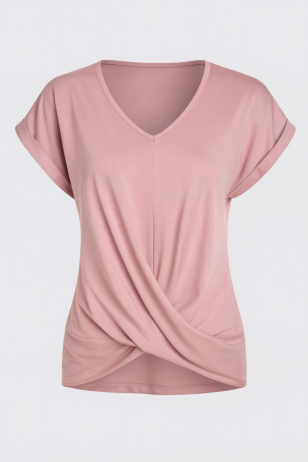 Ruth | T-Shirt mit V-Ausschnitt aus weichem, leichtem Stoff