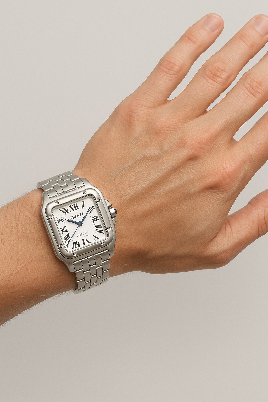 George | Luxuriöse zweifarbige Uhr mit goldenen Akzenten