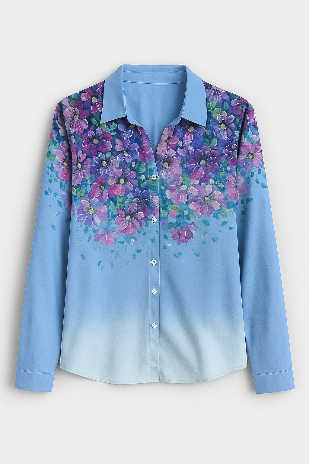 Evain  | Elegante Bluse mit floralen Printdetails