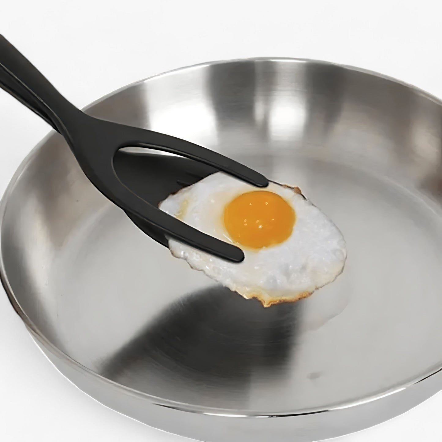 Kochzange | 2 in 1 Antihaft-Werkzeug - Perfekt für Eier und Brot