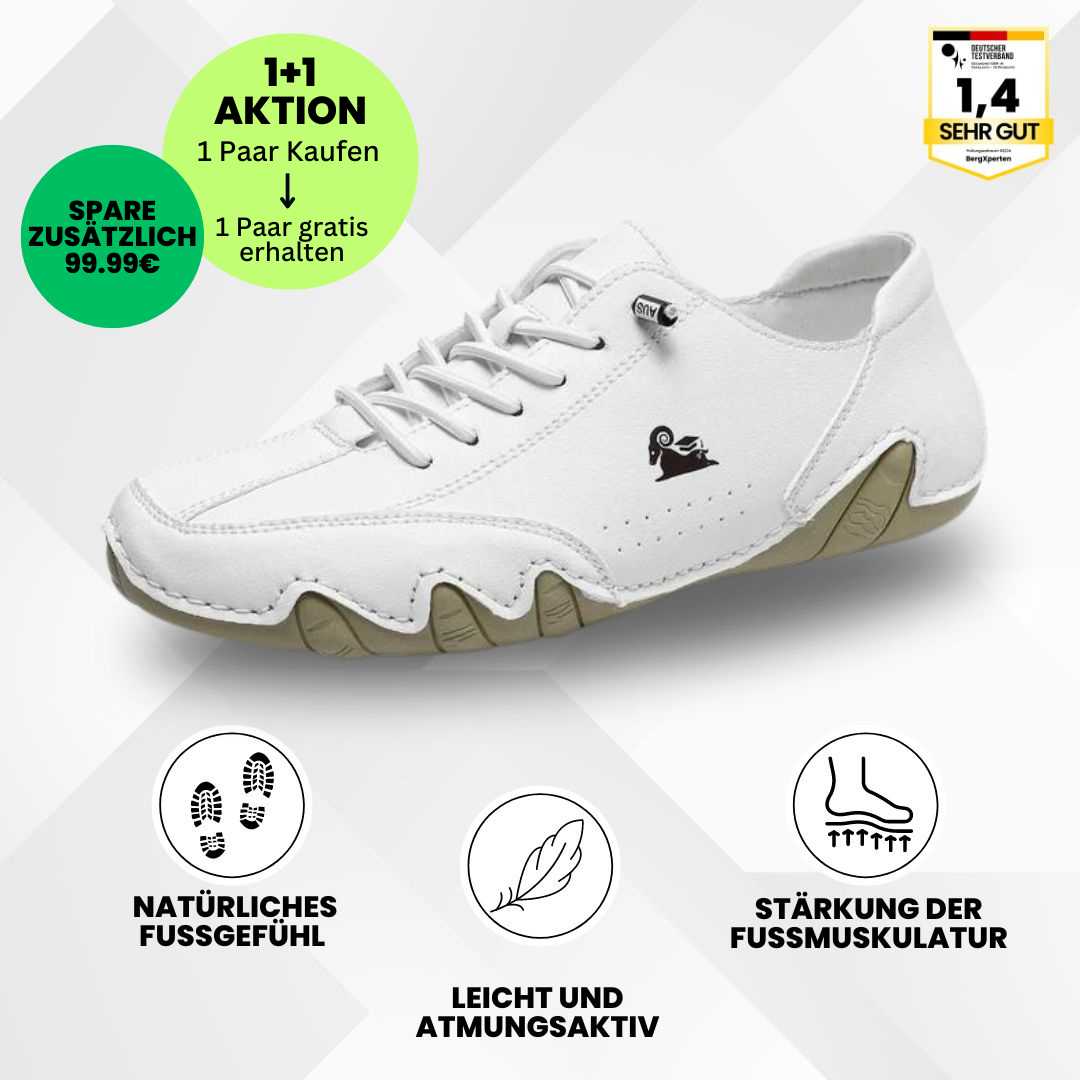 OrthoActive - ergonomischer & schmerzlindernder Barfußschuh für maximalen Komfort - Sonderaktion 1+1 Gratis