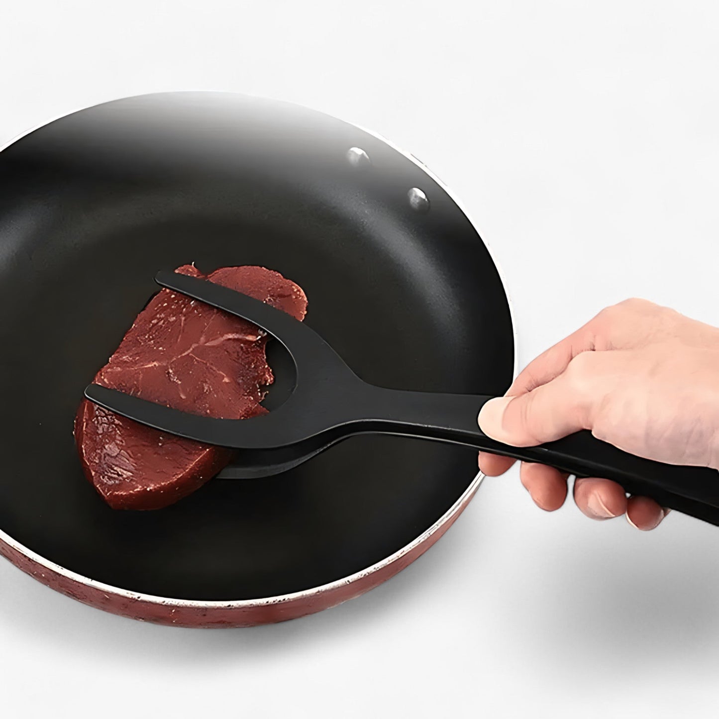 Kochzange | 2 in 1 Antihaft-Werkzeug - Perfekt für Eier und Brot