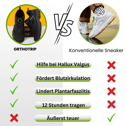 OrthoTrip - ergonomische schmerzlindernde Komfortschuhe - Sonderaktion 1+1 Gratis