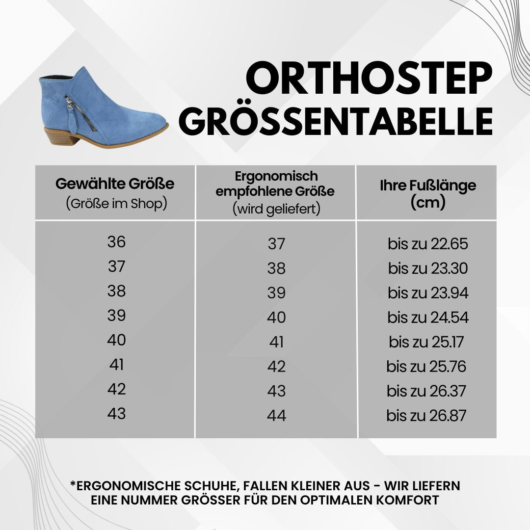 OrthoStep – Ergonomische Schmerzlinderungs-Stiefeletten mit ergonomischer Unterstützung - Sonderaktion 1+1 Gratis
