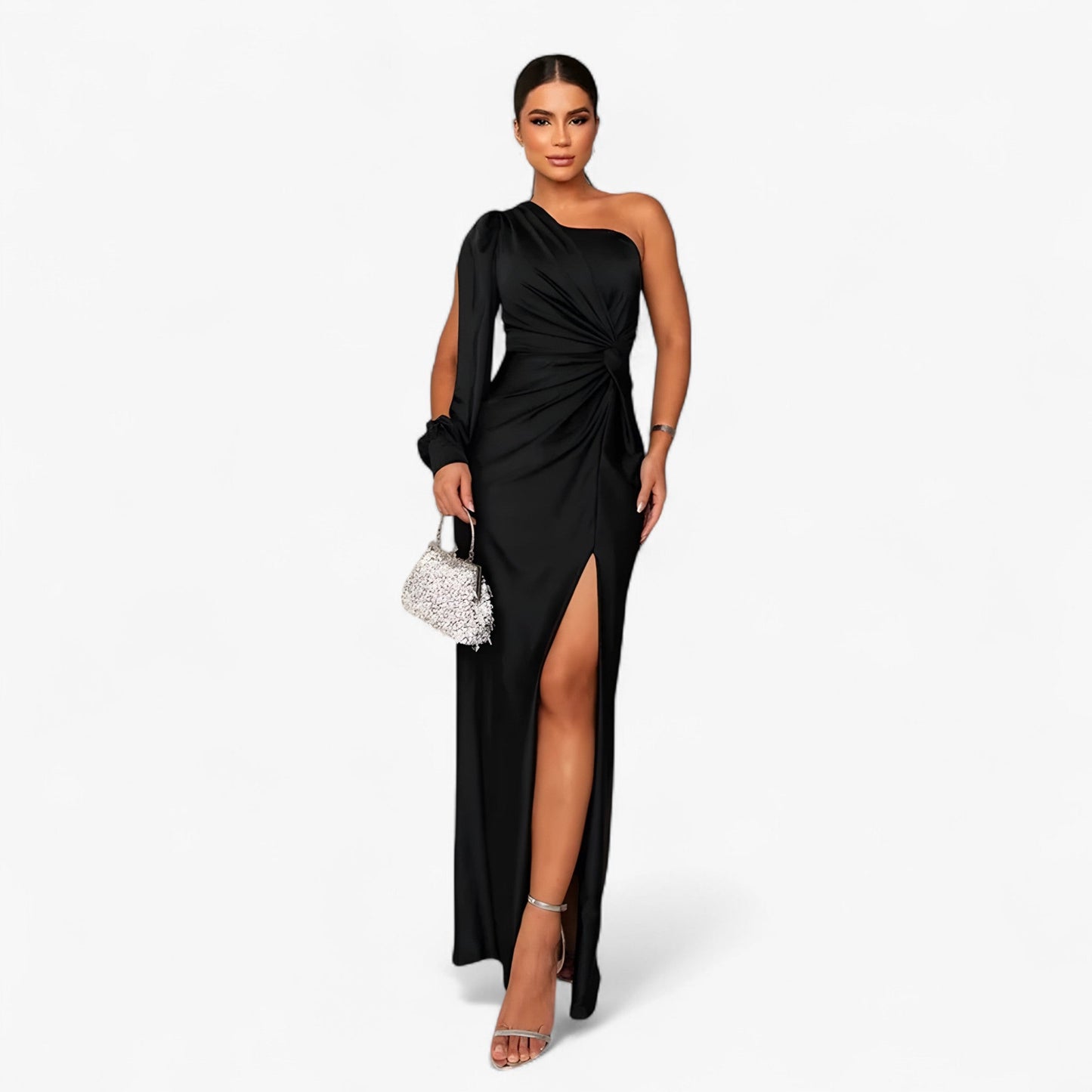 Camilla | Damen Satin-Kleid