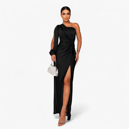 Camilla | Damen Satin-Kleid
