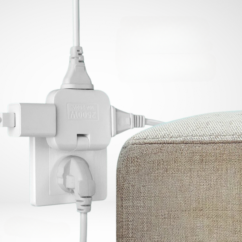 Kompakte und elegante Universalsteckdosenleiste