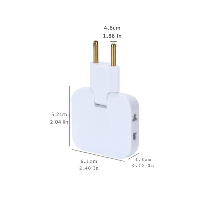 Kompakte und elegante Universalsteckdosenleiste