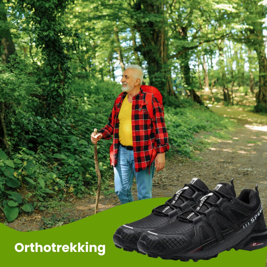 OrthoTrekking – Ergonomische Wanderschuhe für sicheres, gelenkschonendes Gehen für Senioren