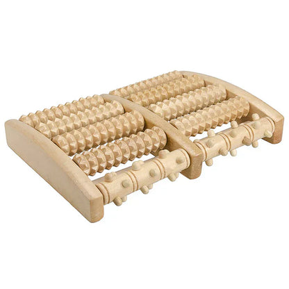 FootEase™ - Holz-Fußroller-Massagegerät | 50 % RABATT