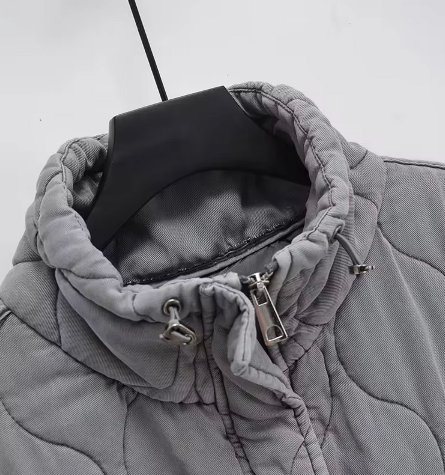 Graue Ärmellose Baumwollweste – Thalia